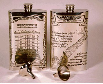 St. Andrews or Wentworth Hip Flask